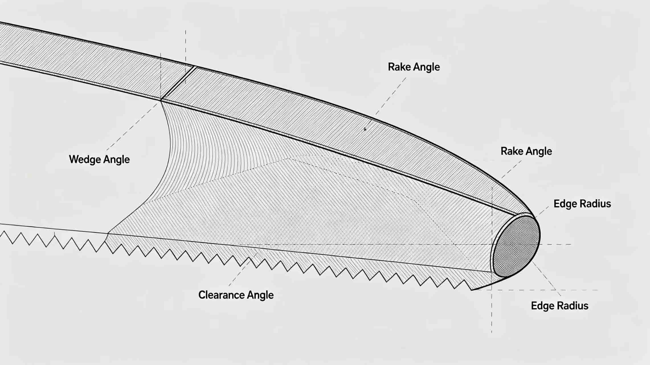 Precision machine blades Precision machine blades