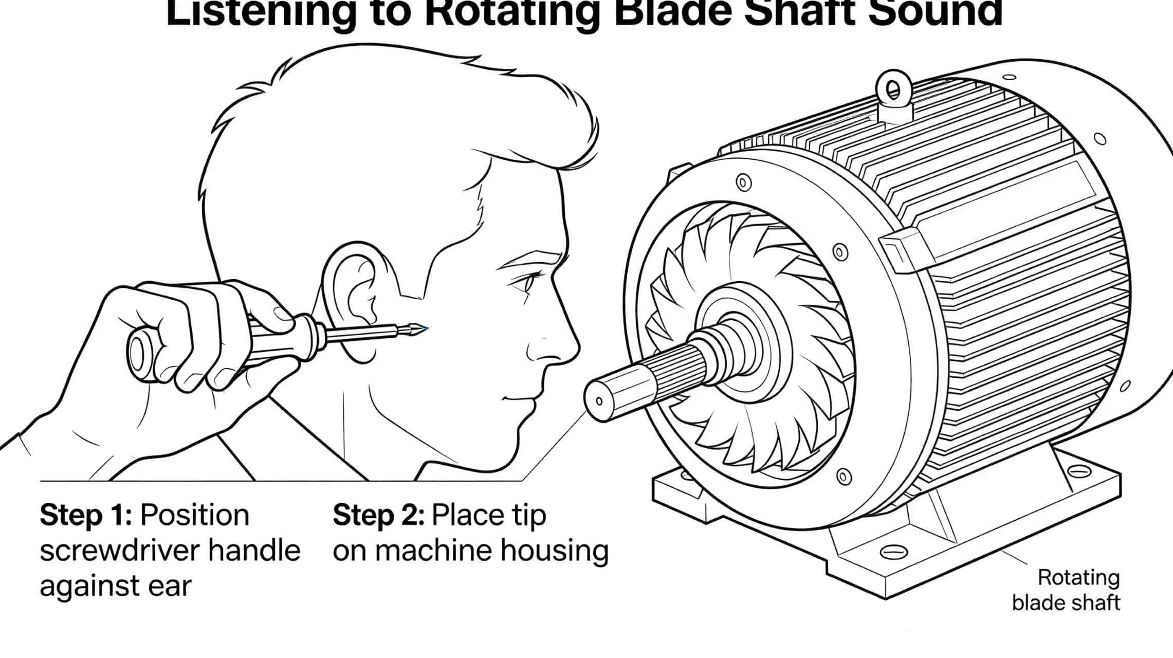 No-load listening diagram