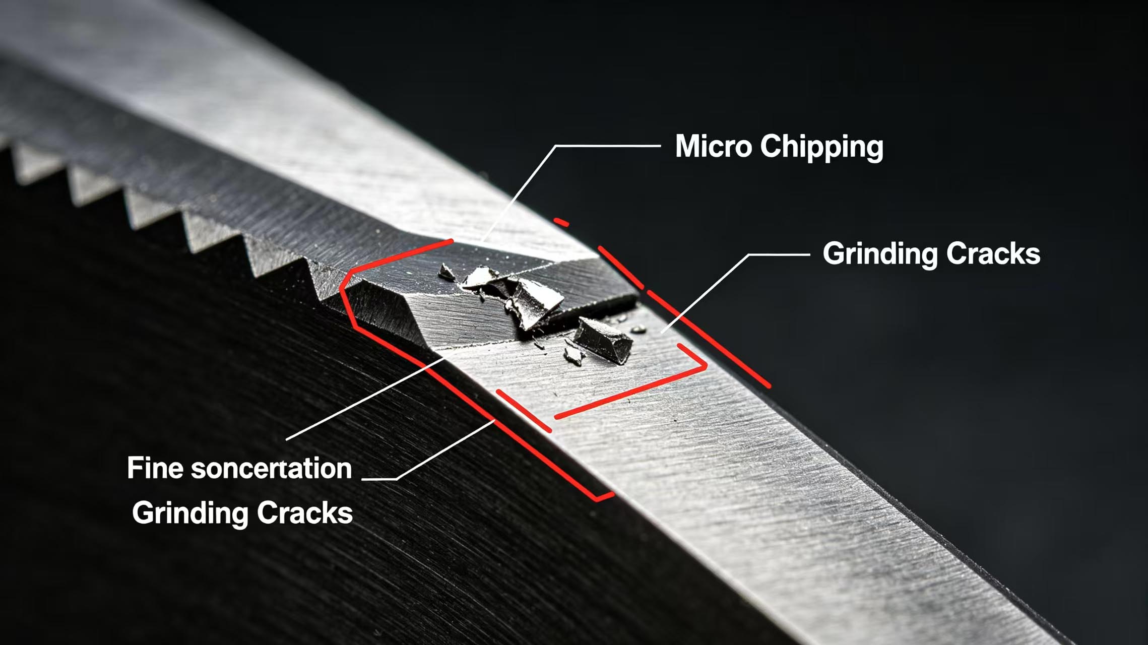 Edge micro-defect image Edge micro-defect image