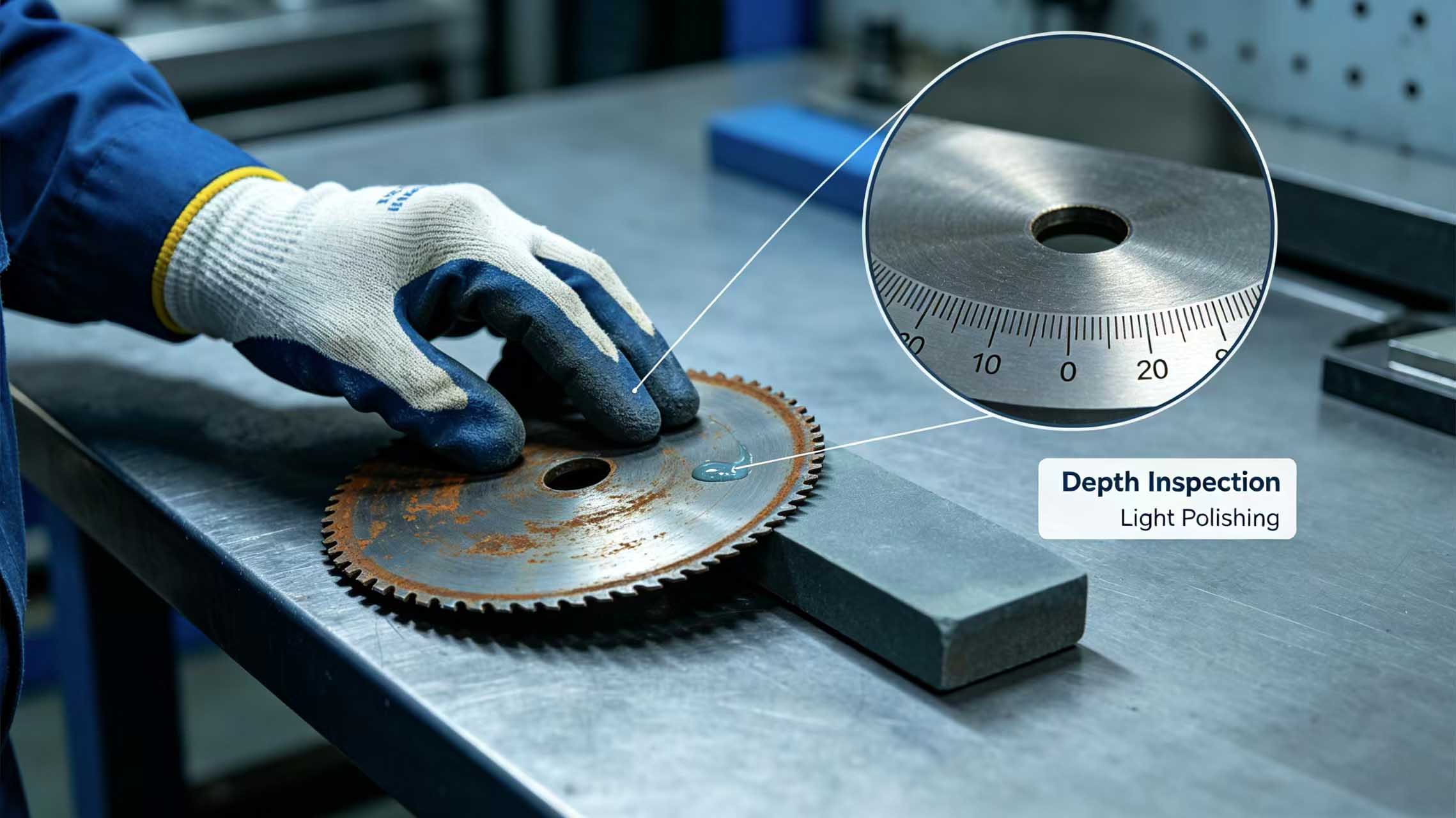 Depth inspection image