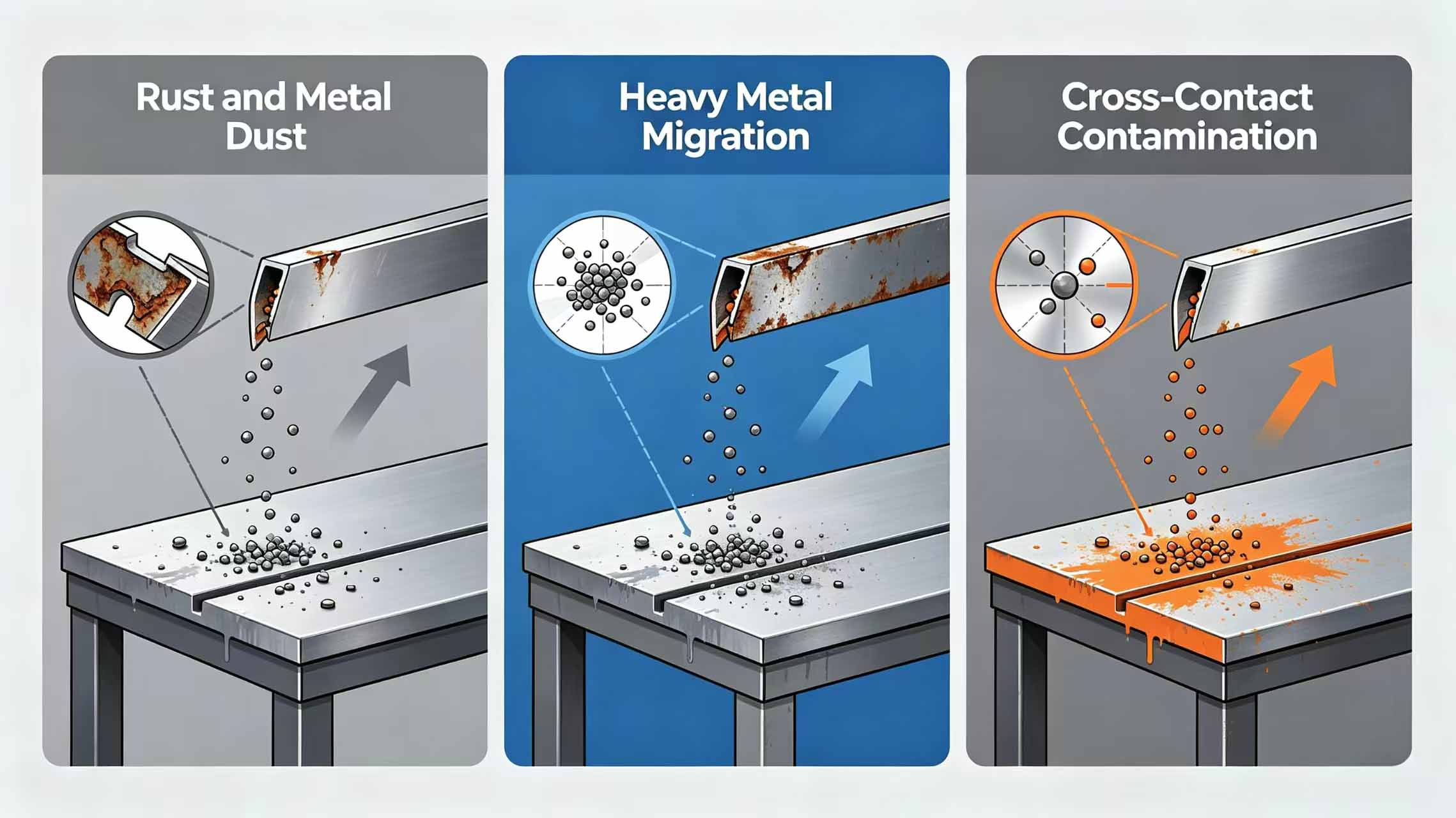 Contamination source diagram