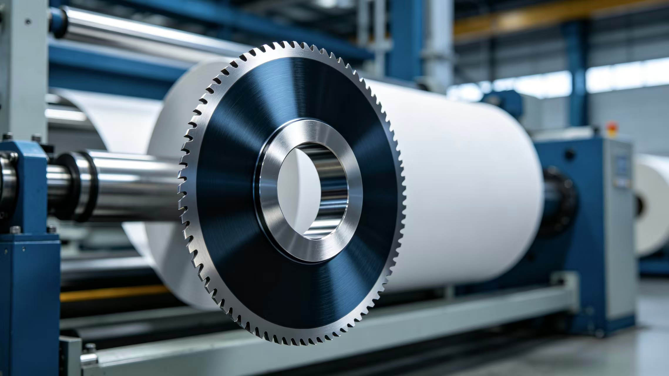 In der Papierindustrie müssen die Kreisschaufeln von Aufwicklern häufig ausgetauscht werden – wie lässt sich ihre Lebensdauer verdoppeln?