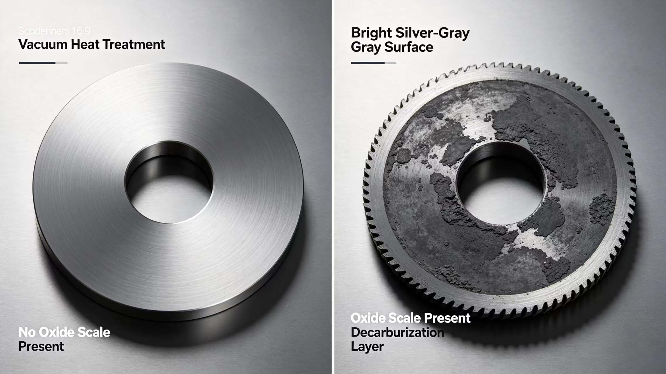Surface quality comparison image Surface quality comparison image